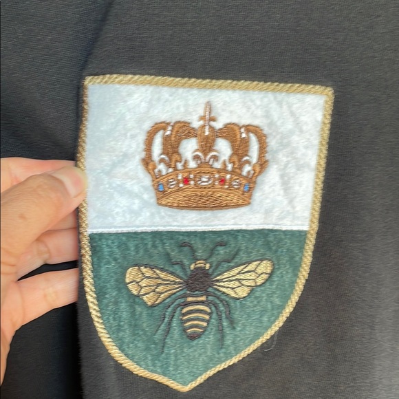 Dolce & Gabbana Black Crewneck Sweater with Star Embellishments - Picture 7 of 7